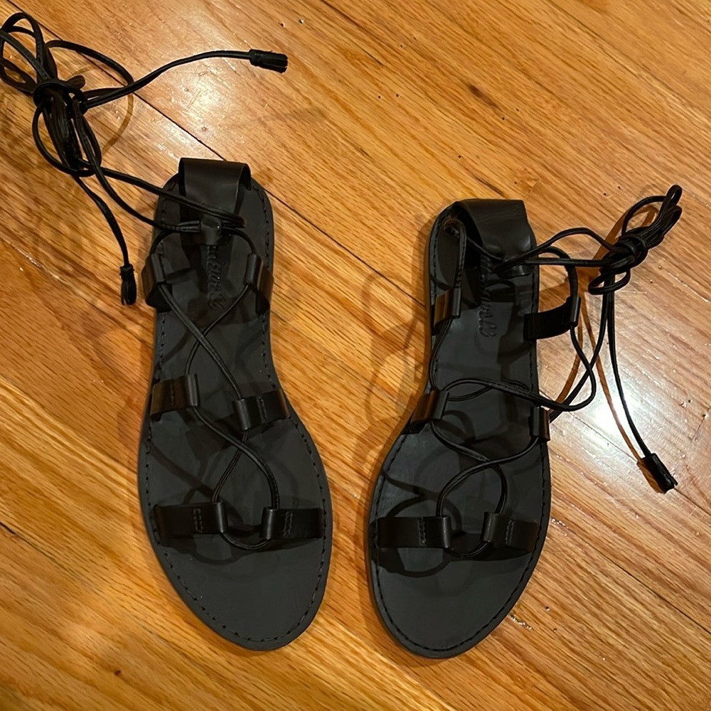 Madewell Boardwalk Lace Up Sandal